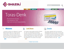 Tablet Screenshot of ghazalipharma.com